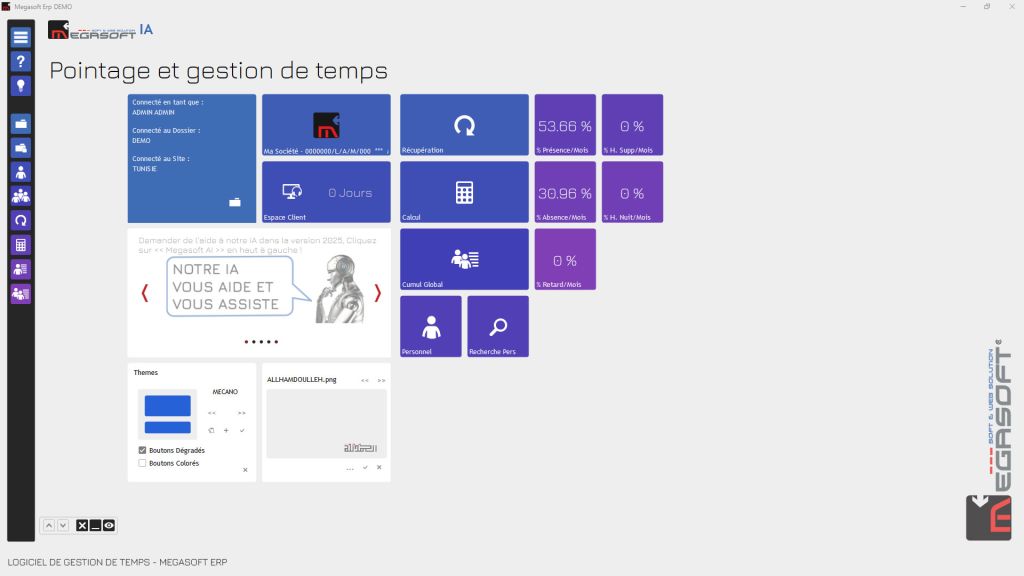 logiciel de pointage , logiciel de pointage tunisie